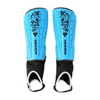 Malaga Soccer Shin Guard with Adjustable Straps-Blue/Black - Vizari Sports