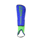 Malaga Soccer Shin Guard with Adjustable Straps-Blue/Green - Vizari Sports