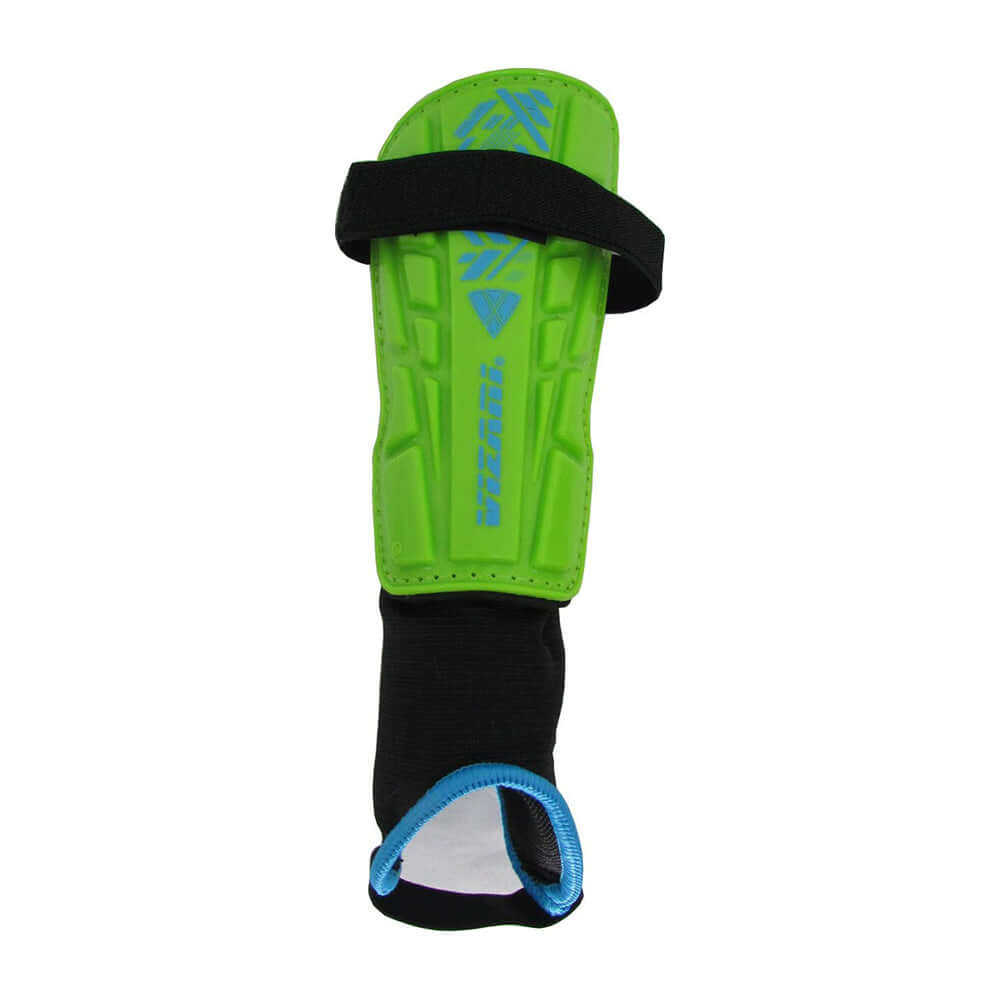 Vizari Malaga Soccer Shin Guards for Youth & Adults -Lightweight Ankle Protection – Green