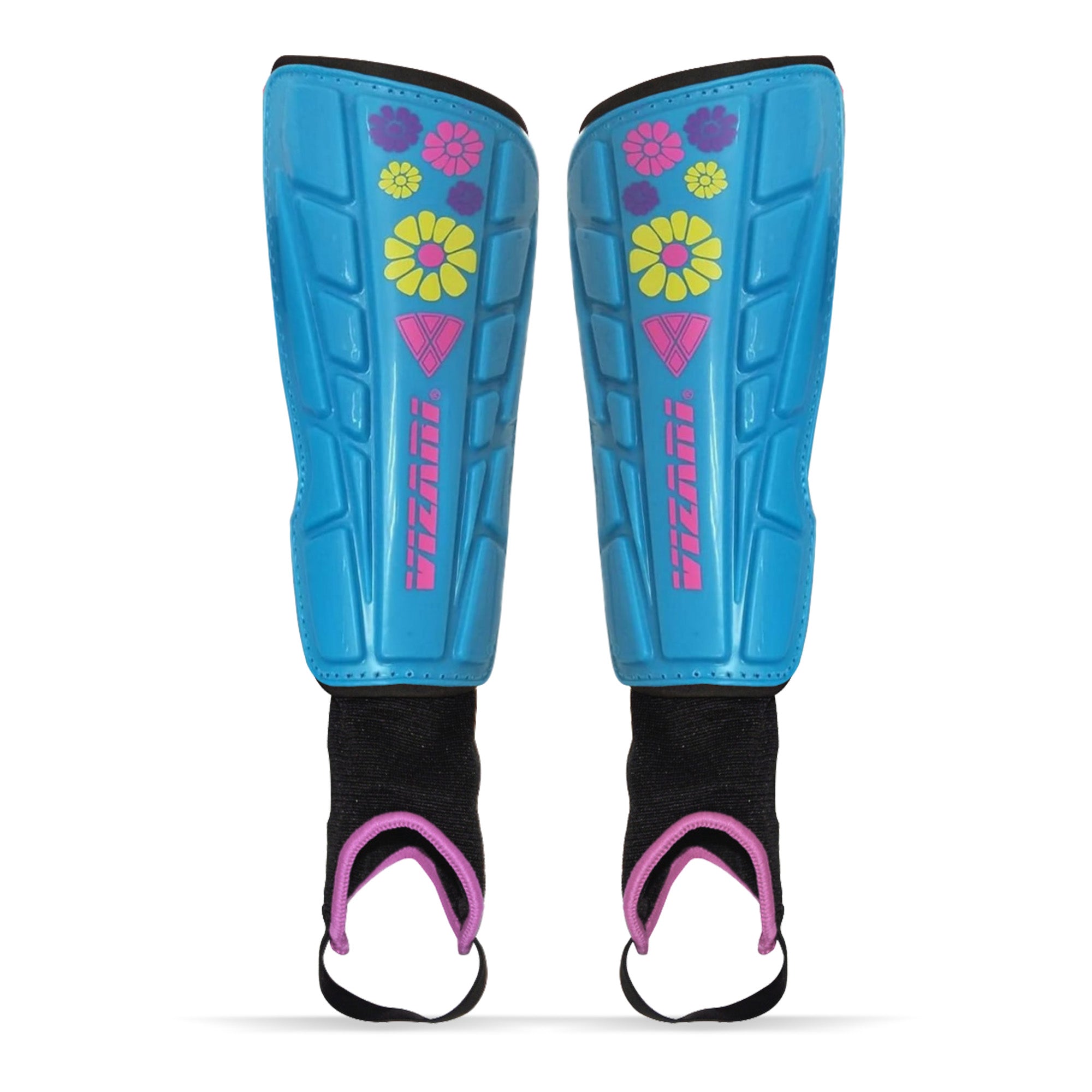 Blossom Soccer Shin Guard-Blue - Vizari Sports