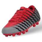 Vizari Bolt Youth Firm Ground Soccer Cleats – Red/Black/Silver