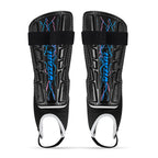 Zodiac Soccer Shin Guard with Detachable Ankle Protection-Black - Vizari Sports