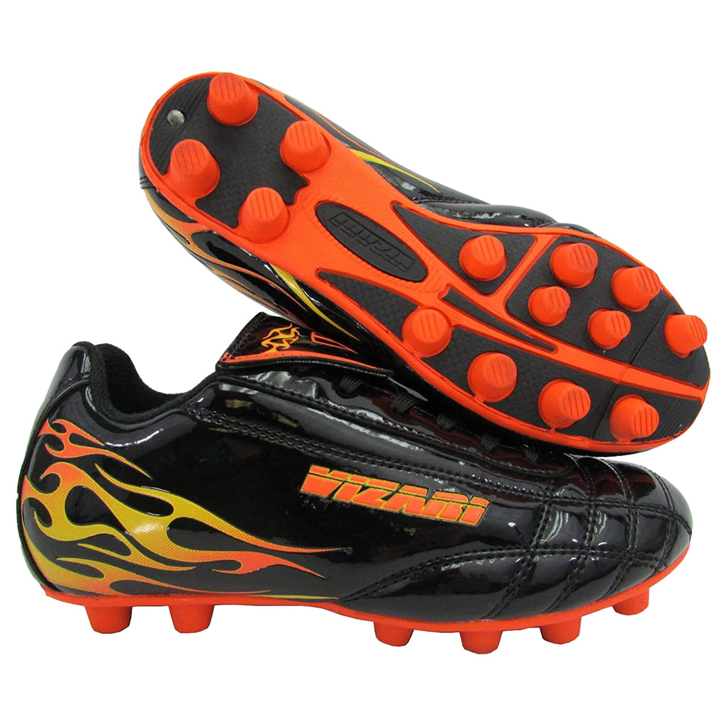 Vizari Blaze Youth Firm Ground Soccer Shoes Black/Orange