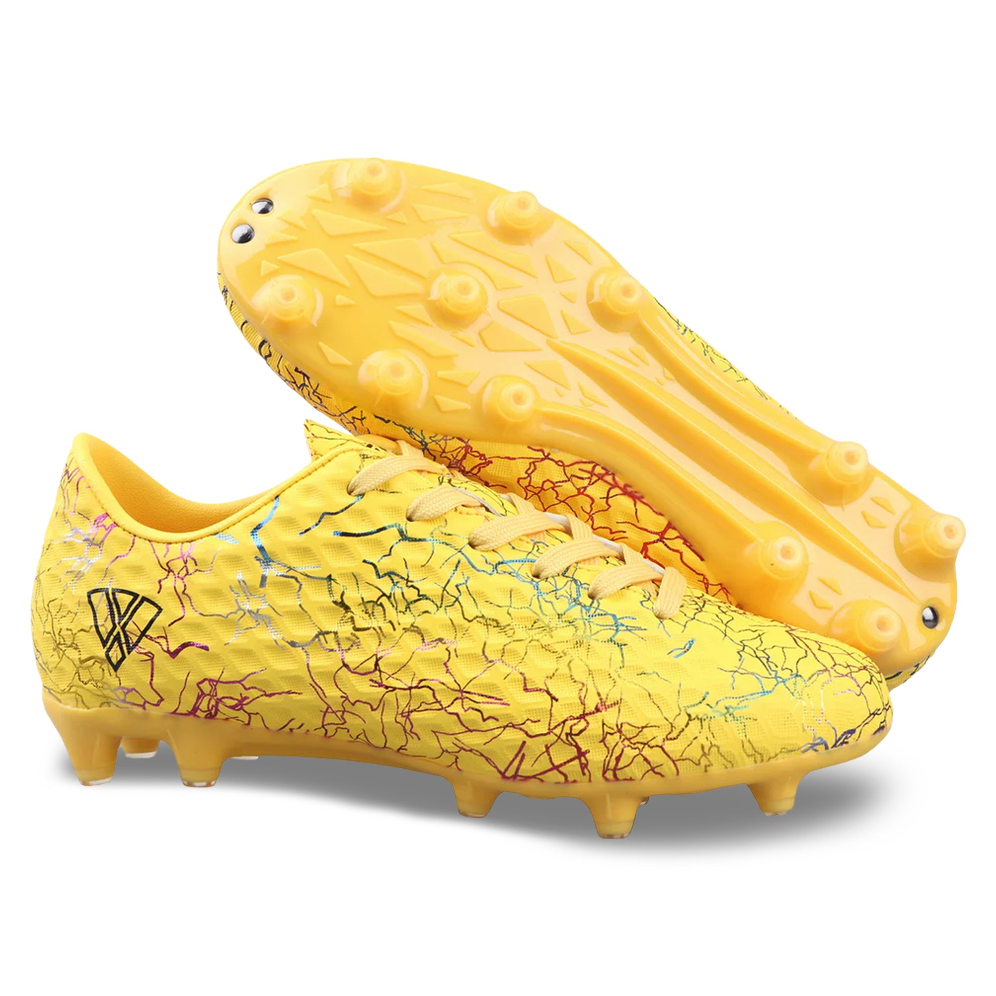 Vizari Zodiac Junior Kids Firm Ground (FG) Soccer Cleats -Yellow, Youth Sizes 8C