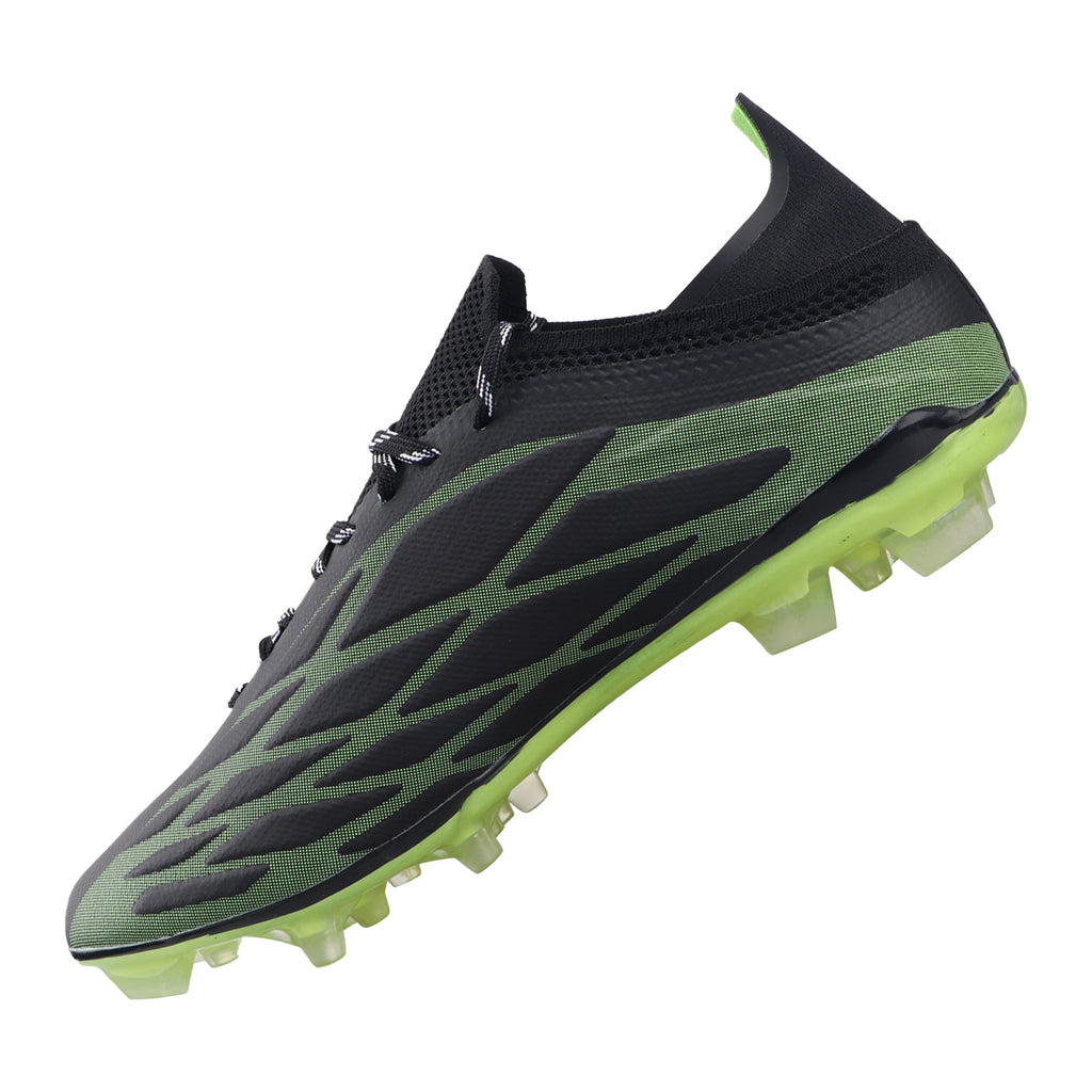 Vizari Provo Adult Firm Ground Soccer Cleats – Black/Lime
