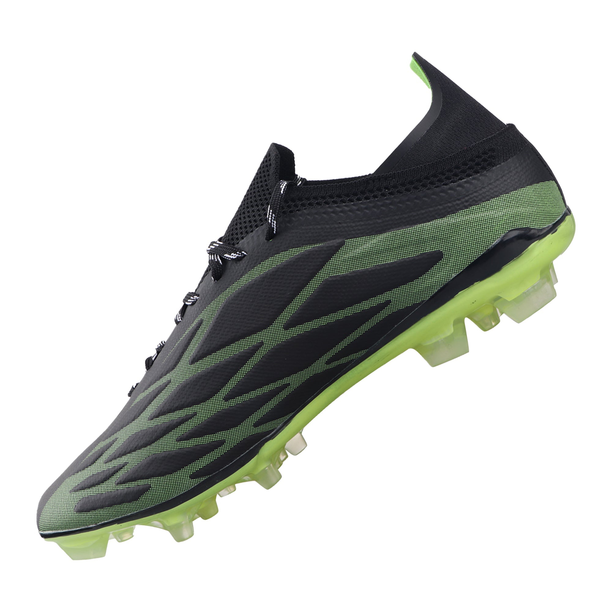 Vizari Provo Adult Firm Ground Soccer Cleats – Black/Lime