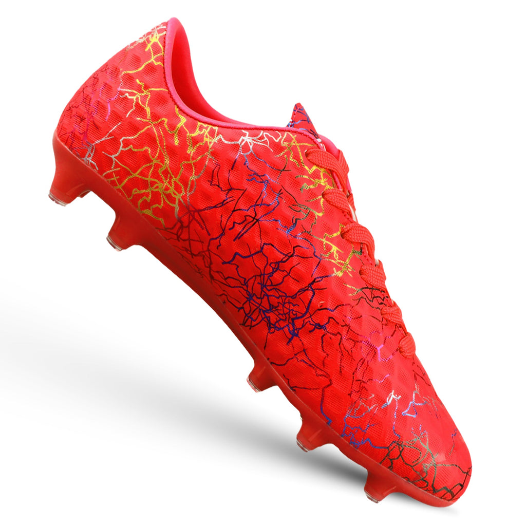 Zodiac JR. Firm Ground Soccer Shoes -Red - Vizari Sports