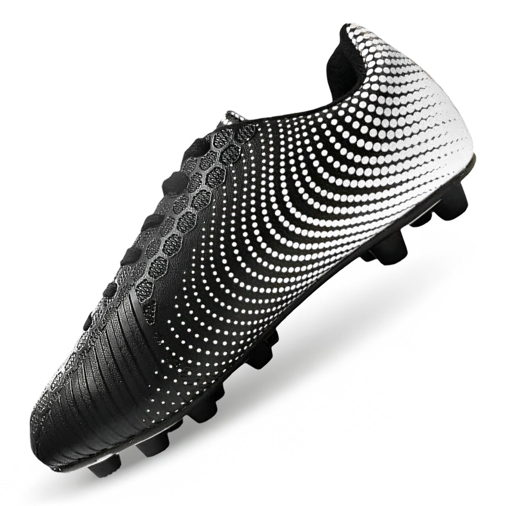 Vizari Stealth Firm Ground Soccer Shoes – Black/White