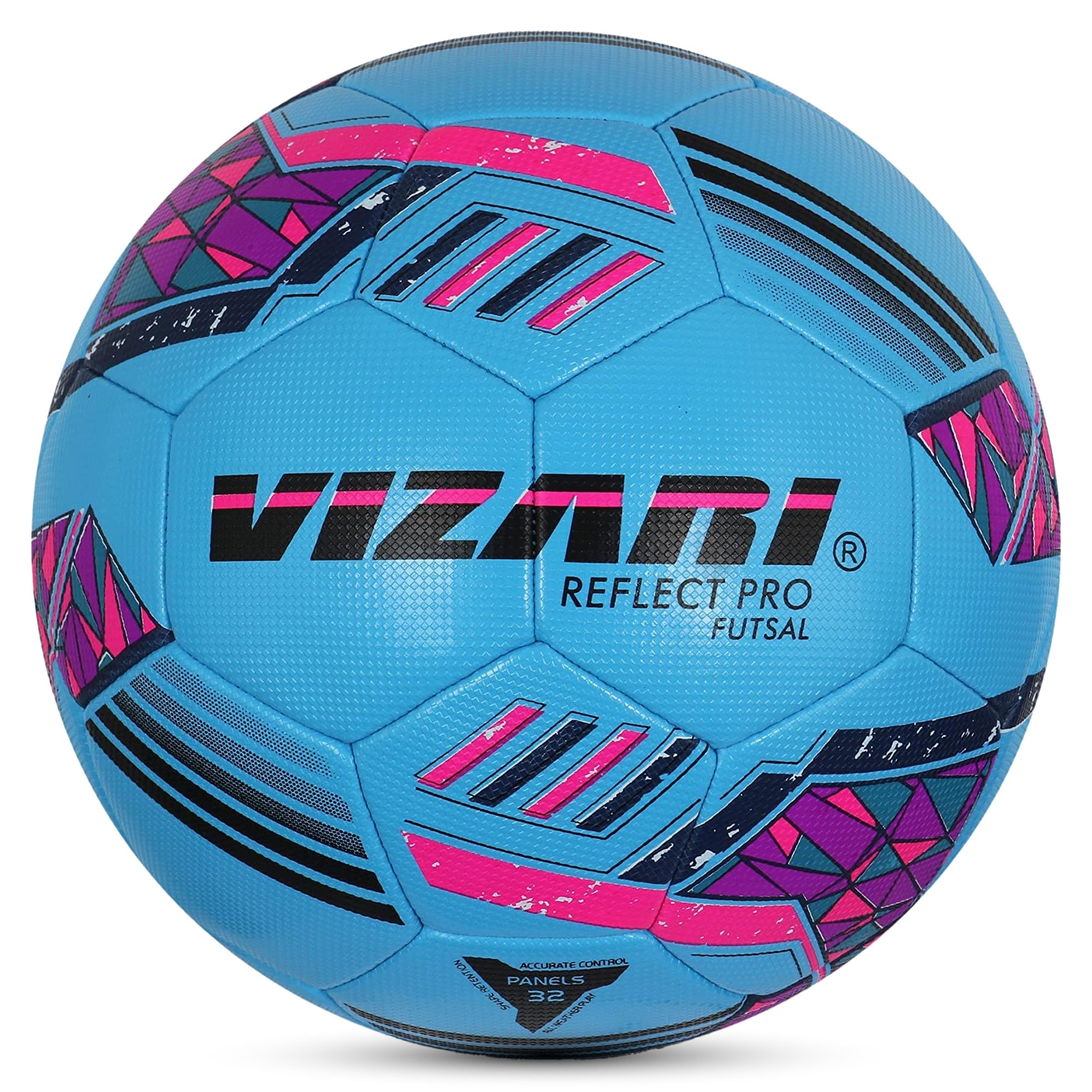 Vizari Reflect Pro Premium Indoor Soccer Ball – Sky Blue