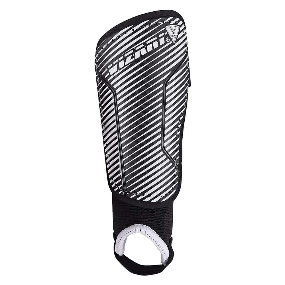 Vizari Matera Soccer Ankle Protection Shin Guard with Ankle Protection – Black/White