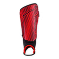 Vizari Matera Soccer Ankle Protection Shin Guard with Ankle Protection – Red/Black