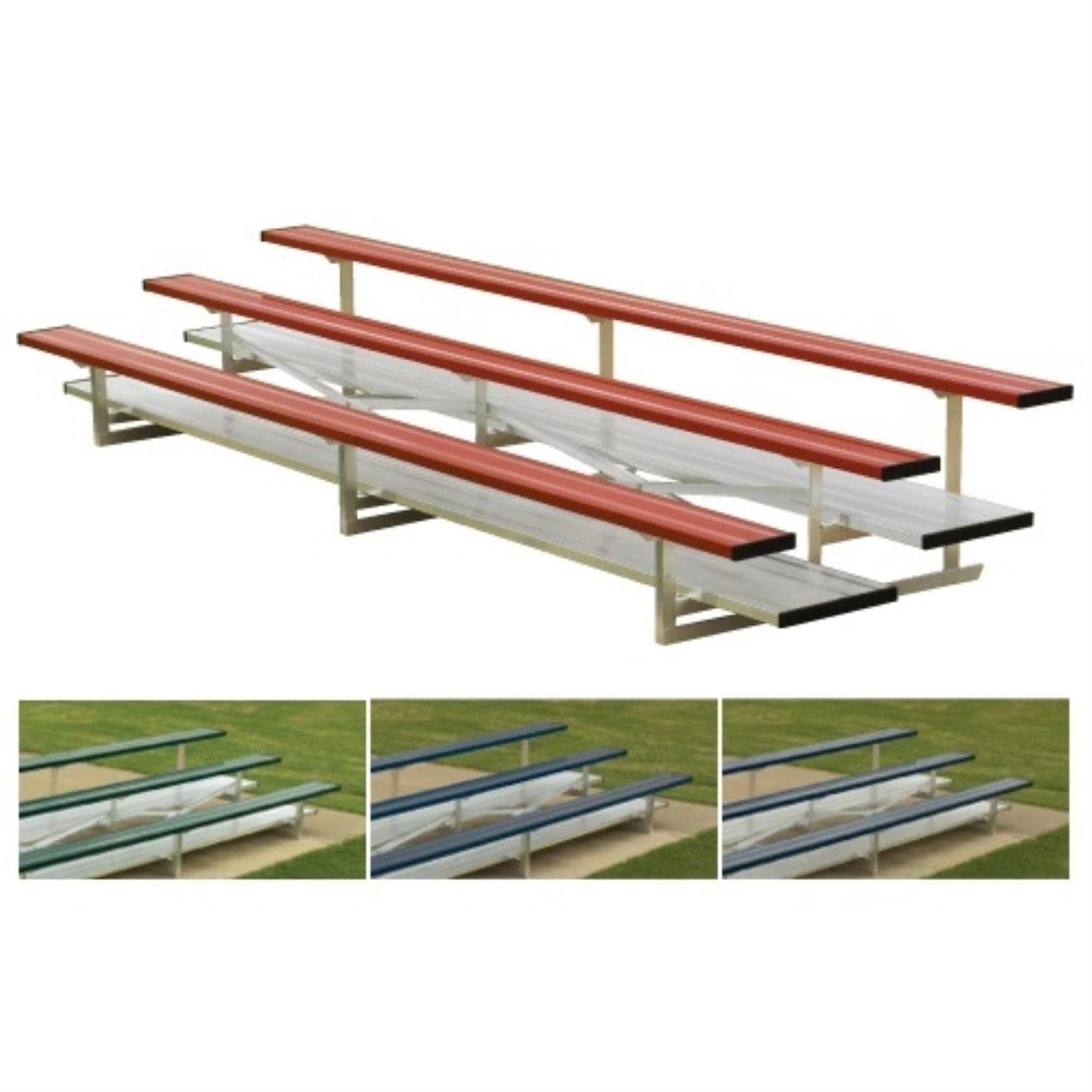 Portable Aluminum Bleacher3 Row/42 Seat