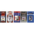 Nhl New York Rangers 5 Different Licensed Trading Card Team Sets