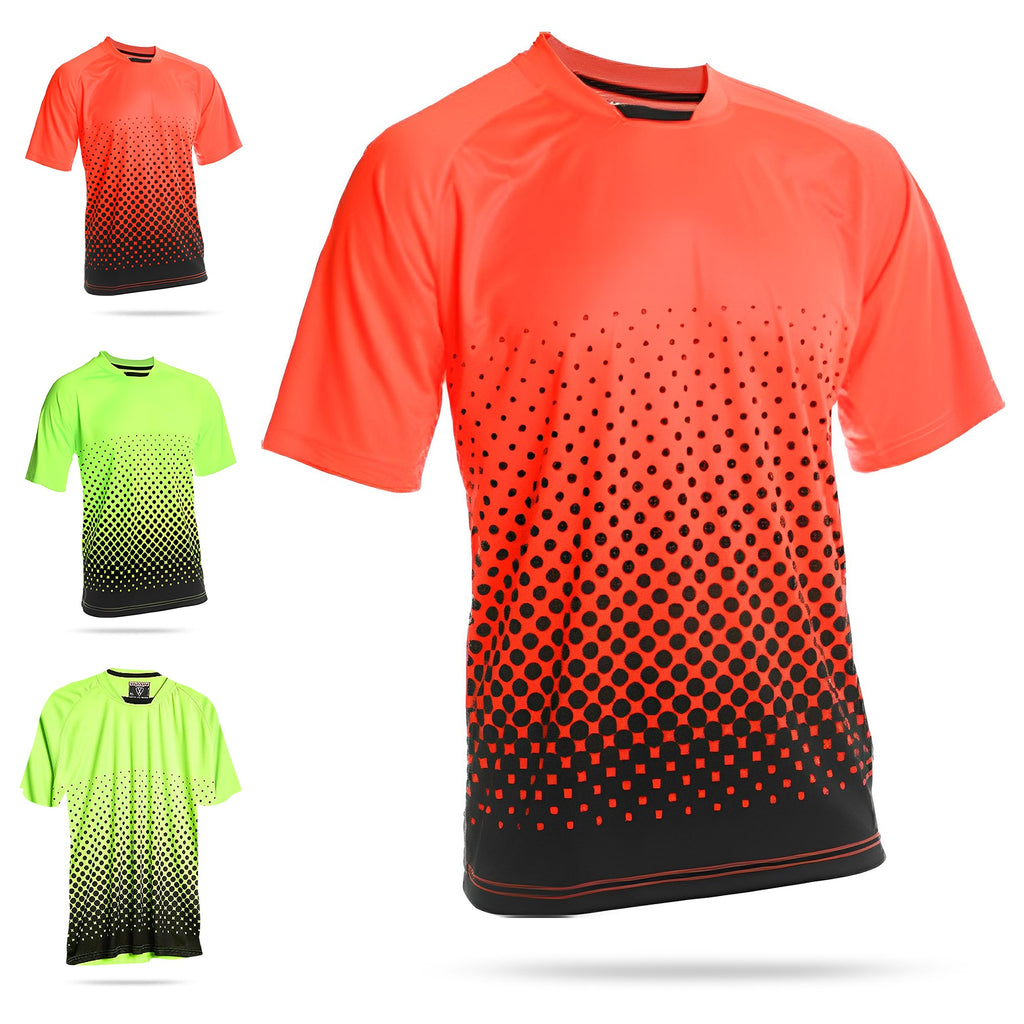 Ventura Short Sleeve Goalkeeping Jersey-Orange/Black - Vizari Sports
