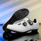 2108 New Road Car Lock Shoes suit Hard Bottom Bicycle Shoes Men's Outdoor Mountain Lockless Riding Shoes Women's Breathable