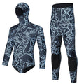 Split Diving Suit 3mm Deep Snorkeling Swimming Long Sleeve Cold-proof Warm Elastic Surf Fishing Jellyfish Suit Fish Hunting Suit