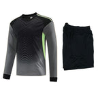 2025 football goalkeeper suit suit men's and women's competition dragon gate suit cross-border foreign trade children's competition breathable long sleeve summer