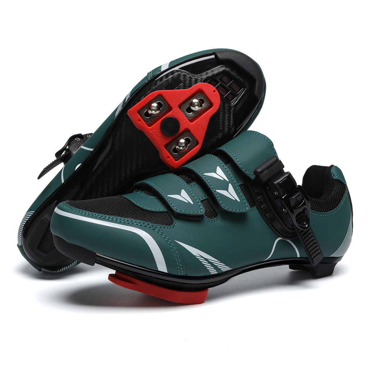 Outdoor Road Mountain Rubber Men's and Women's Lockable Bicycles Without Locks Hard-Soled Spinning Cycling Shoes