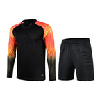 Goalkeeper Uniforms for Kidsren and Adults Thickeneded Protective Goalkeeper Training Uniforms Long-Sleeved Shorts Football Gantry Uniforms Customized