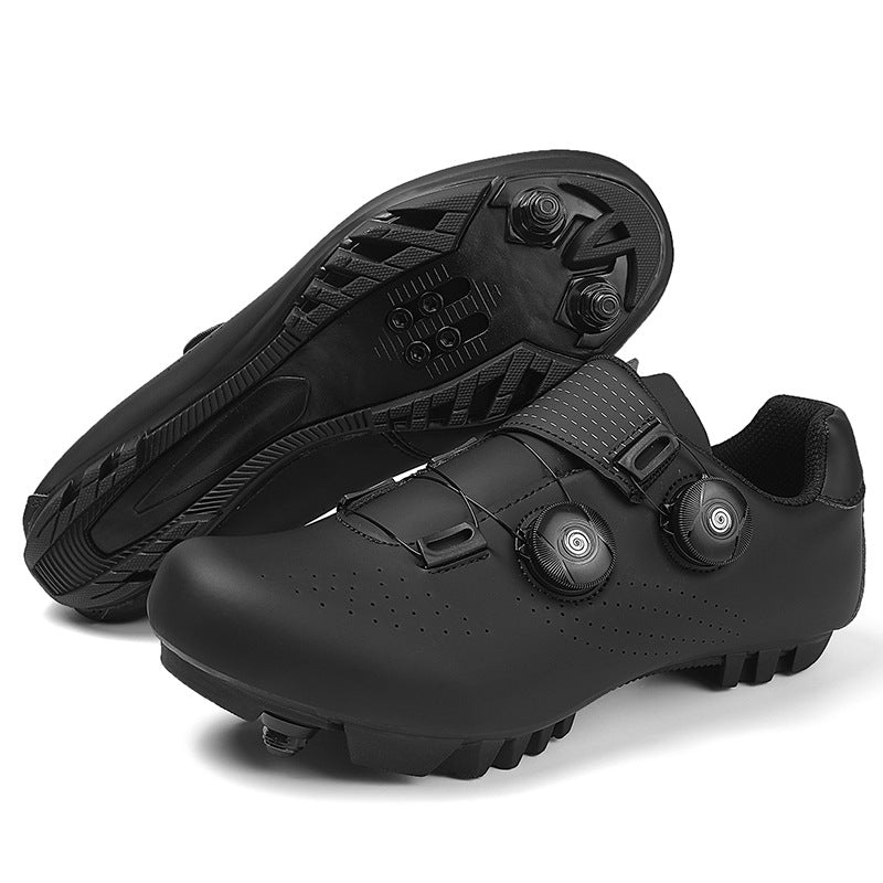 2108 New Road Car Lock Shoes suit Hard Bottom Bicycle Shoes Men's Outdoor Mountain Lockless Riding Shoes Women's Breathable