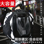 Personalized Motorcycle Cycling Backpack Large Capacity Can Hold Helmet Carbon Fiber Pattern Hard Shell Backpack Outdoor Large Space