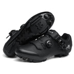 Factory Direct Supply Cross-border plus size Riding Shoes Hard Sole Outdoor Mountain Bicycle Lock Shoes Breathable Road Bike Shoes