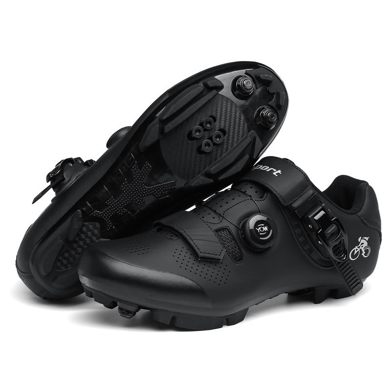 Factory Direct Supply Cross-border plus size Riding Shoes Hard Sole Outdoor Mountain Bicycle Lock Shoes Breathable Road Bike Shoes