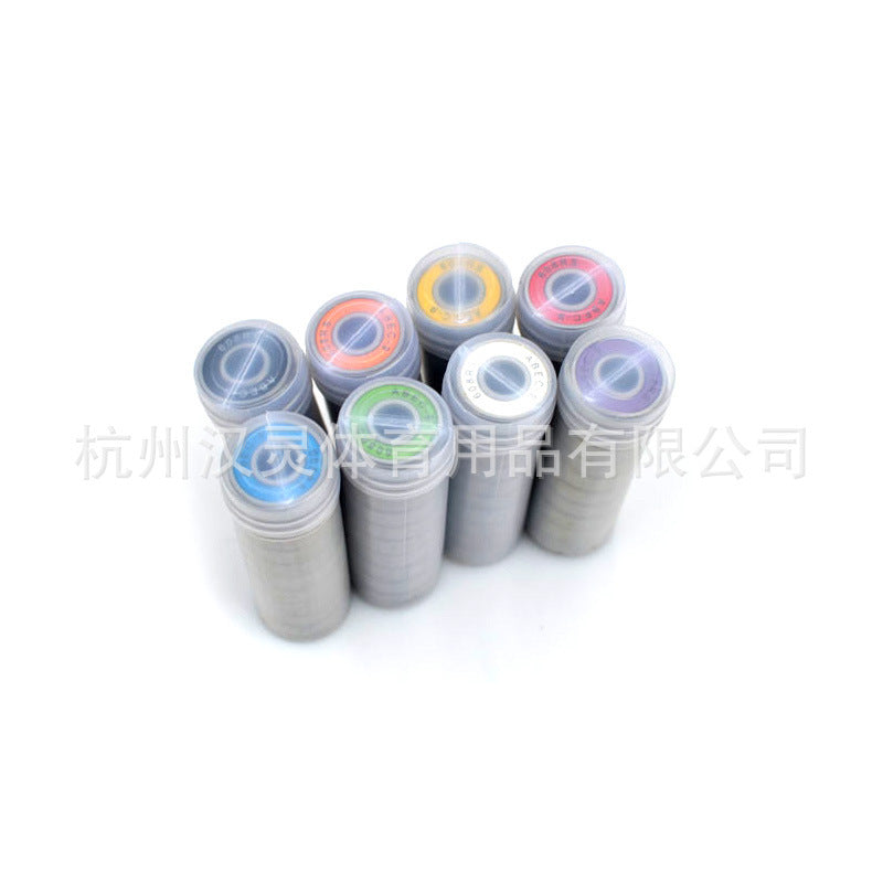 [Bulk] skateboard color bearing ABEC-11 double warped fish board long board wheel 608 skates color shaft