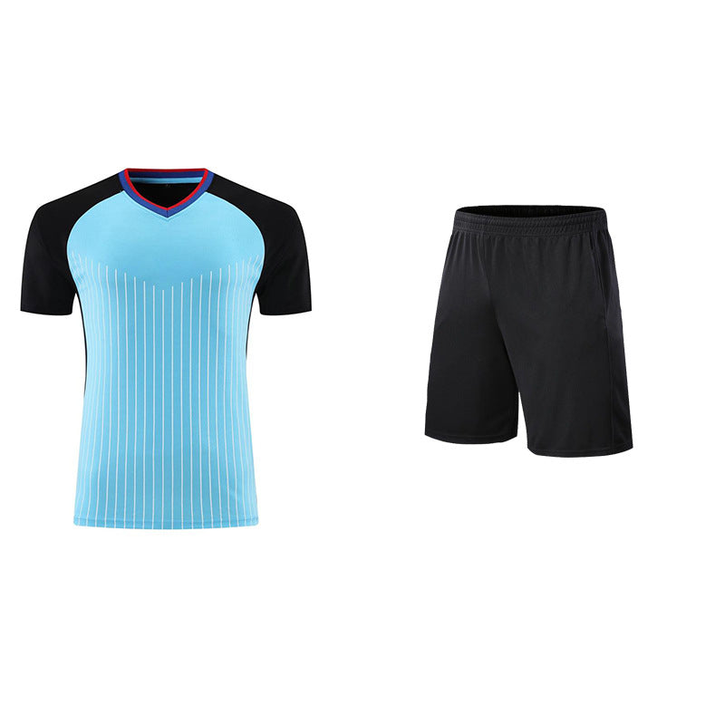 Quick-drying match basketball referee clothes top sweat-absorbent breathable football referee clothes volleyball coach clothes suit short sleeve pass