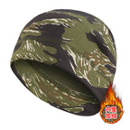 Winter Warm Hat Thickened Hood Outdoor Cycling Windproof Mask Camouflage Men's Cold-Proof Hat Helmet Polar Fleece Warm