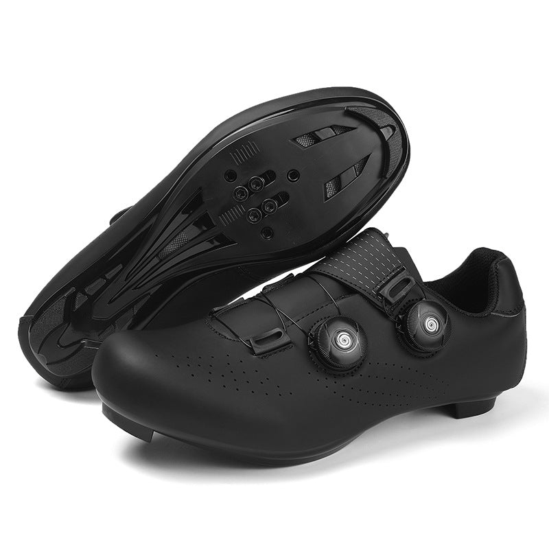2108 New Road Car Lock Shoes suit Hard Bottom Bicycle Shoes Men's Outdoor Mountain Lockless Riding Shoes Women's Breathable