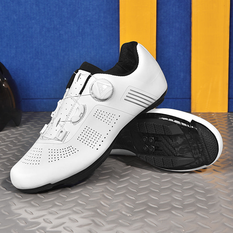 Cross-Border Foreign Trade Breathable Bicycle Shoes Cycling Shoes Men's and Women's Road Bike Lock Shoes Mountain Bike Power-Assisted Shoes Wholesale