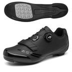 New Lockable Cycling Shoes Single-Lock Shoes for Men and Women Road Bicycle Power-Assisted Shoes Hard-Soled Mountain Biking Rubber Soles