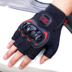 Summer Half-finger Motorcycle Gloves Riding Half-finger Breathable Motorcycle Racing Wear-resistant Non-slip Anti-fall-resistant Motorcycle Gloves for Men