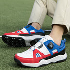 Factory Wholesale Cross Border Golf Shoes Men's Outdoor Casual Shoes Swivel Button Golf sneaker in stock