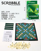 Children's English Chess English Alphabet Scrabble Girl Primary School Student Textbook Multiplayer Desktop Game Parent-Child Interactive Toy