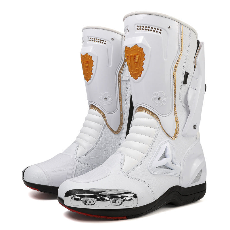 Jiuguo Wolf's New Second-Generation Motorcycle Riding Shoes Are Outdoor Riding Anti-Slip and Anti-Fall Motorcycle Shoes That Provide Complete Protection for All Seasons