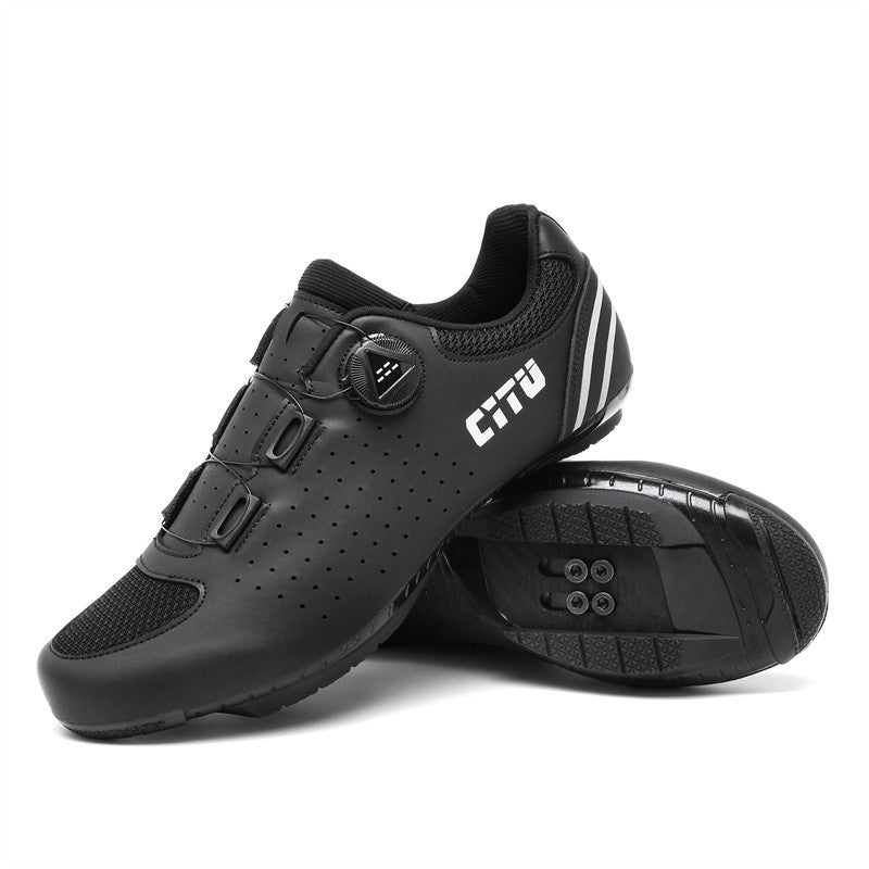 Bicycle shoes this year's new cross-border men's and women's couple's cycling shoes outdoor off-road lock shoes lock-free rubber shoes