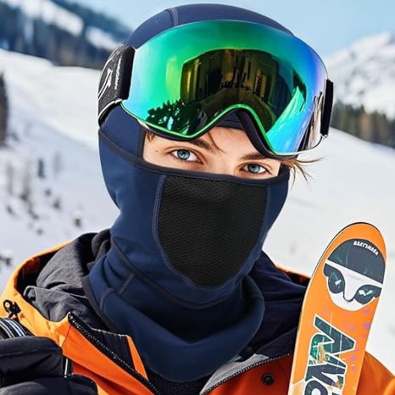Cross-Border New Product Movable Ski Cold-Proof Mask Integrated Hat Winter Warm Motorcycle Liner Cold-Proof One-Piece Hat