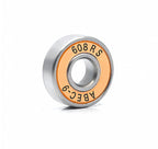 Double row skate wheels 608RS bearing silent skateboard roller skates universal chrome steel high speed color roller