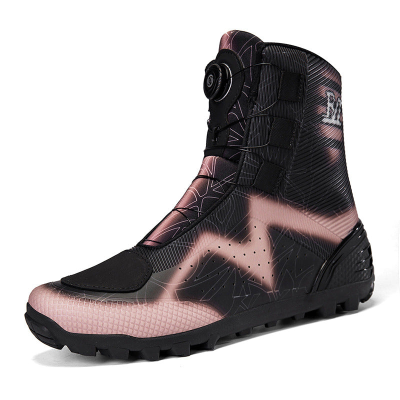 Motorcycle Boots Cross-Border Waterproof High-Top Men's Large Size Outdoor Motorcycle Riding Non-Slip Protective Wear-Resistant Motorcycle Shoes