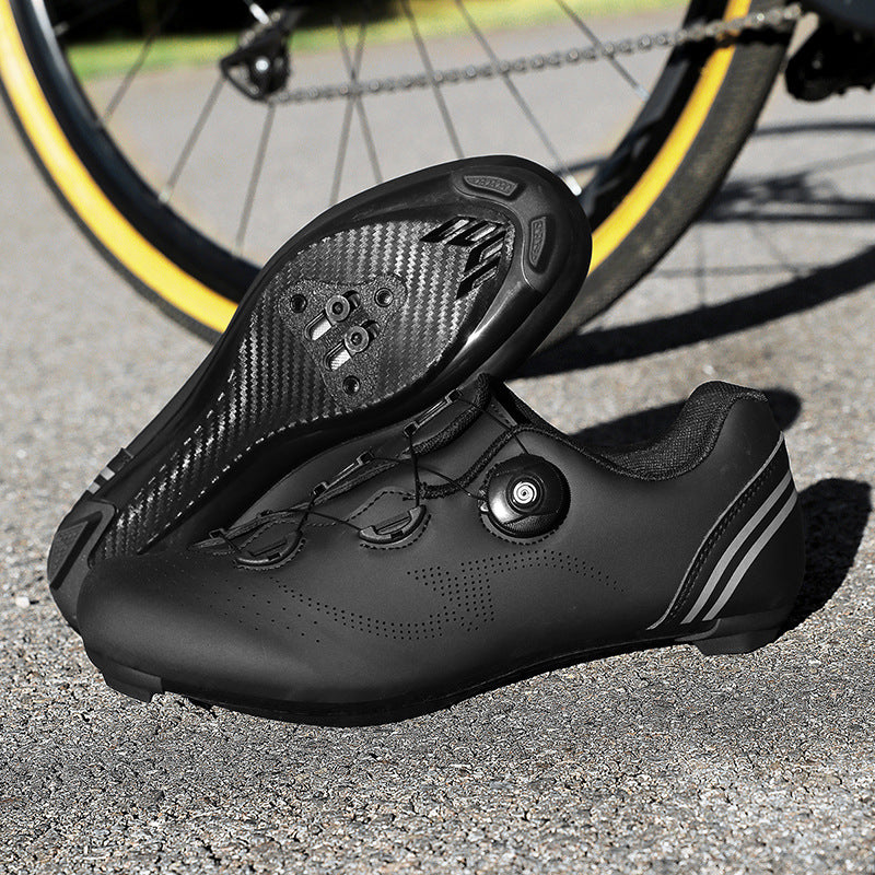 Cross-border New Road Car Lock Shoes suit Hard Bottom Breathable Bike Shoes Men's Lockless Mountain Bike Sports Bicycle Shoes