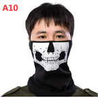 Cross-border manufacturers Halloween cs headgear call of duty personality ghost headgear windproof warm riding headgear mask
