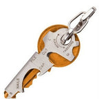 Factory Direct Sales Edc Tool Buckle Stainless Steel 8-in-1 Keychain Portable Gadget Multi-Function Key Clip