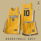[Zhengxiang Factory] Quick-drying Basketball Suit suit Men's Professional Basketball Competition Suit Team Training Suit Village BA Jersey