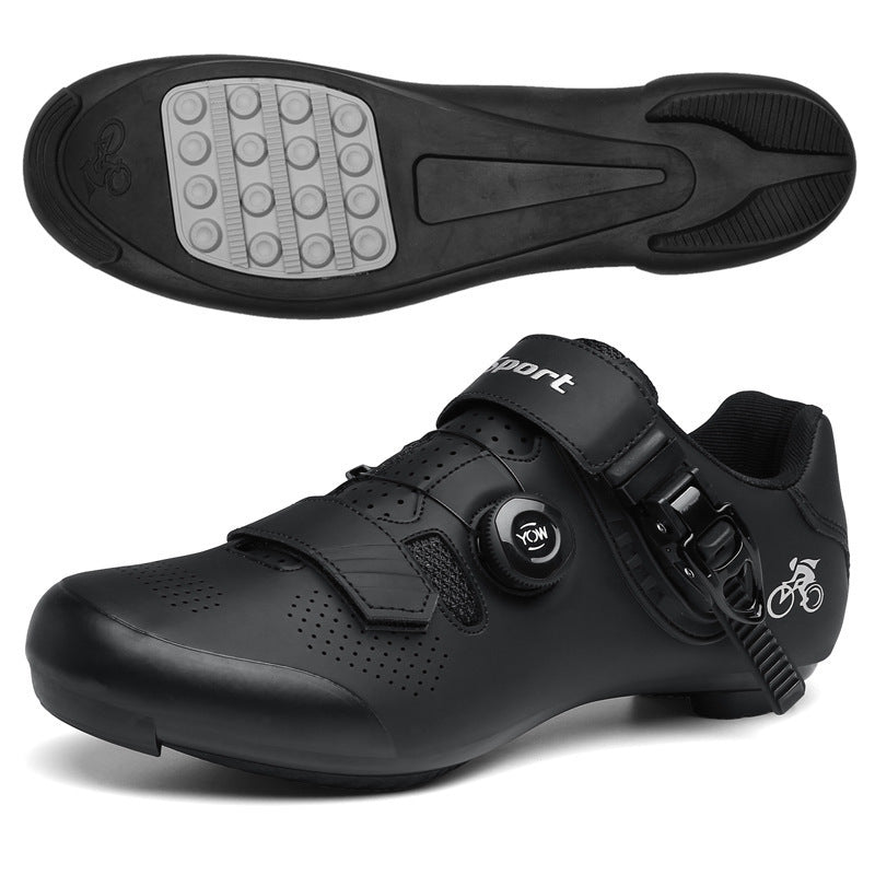 Factory Direct Supply Cross-border plus size Riding Shoes Hard Sole Outdoor Mountain Bicycle Lock Shoes Breathable Road Bike Shoes