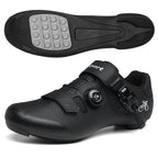 Factory Direct Supply Cross-border plus size Riding Shoes Hard Sole Outdoor Mountain Bicycle Lock Shoes Breathable Road Bike Shoes