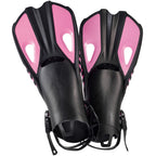 Professional Lightweight Diving Flipper Long Fingers Swimming Diving Adult Children Adjustable Siamesed Power Duck Flipper