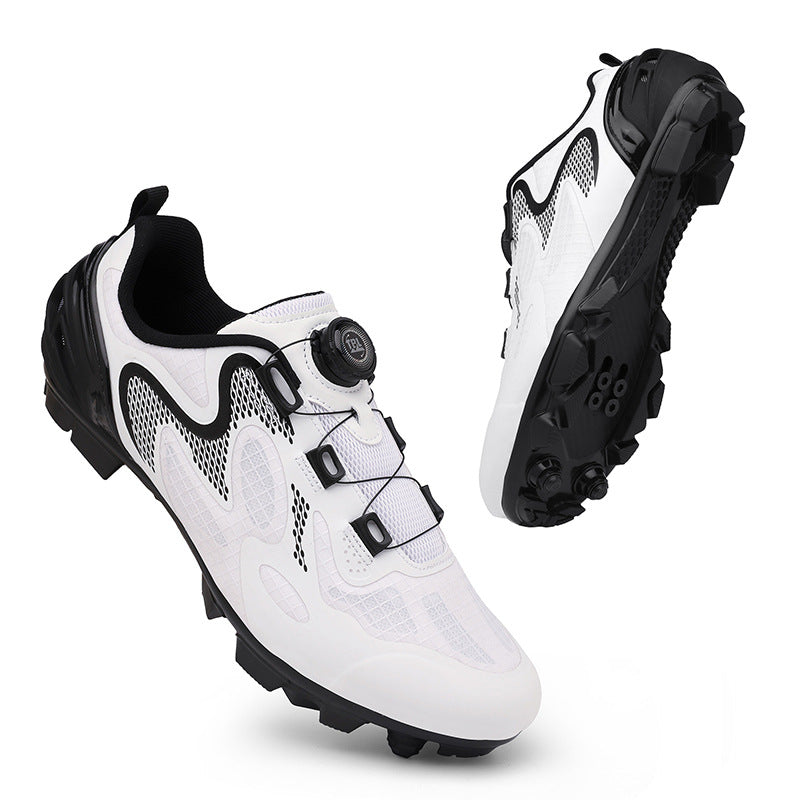 Self-Propelled Bicycle Road Mountain Cycling Shoes Men's Casual Flat Pedal Non-Locking Flat Bottom Locking Hard Bottom Women's Shoes Non-Locking Wholesale