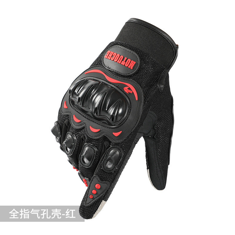 Motorcycle Riding Gloves for Men and Women, All-Season Motorcycle Off-Road Hard-Shell Anti-Fall and Anti-Slip Half-Finger Tactical Gloves